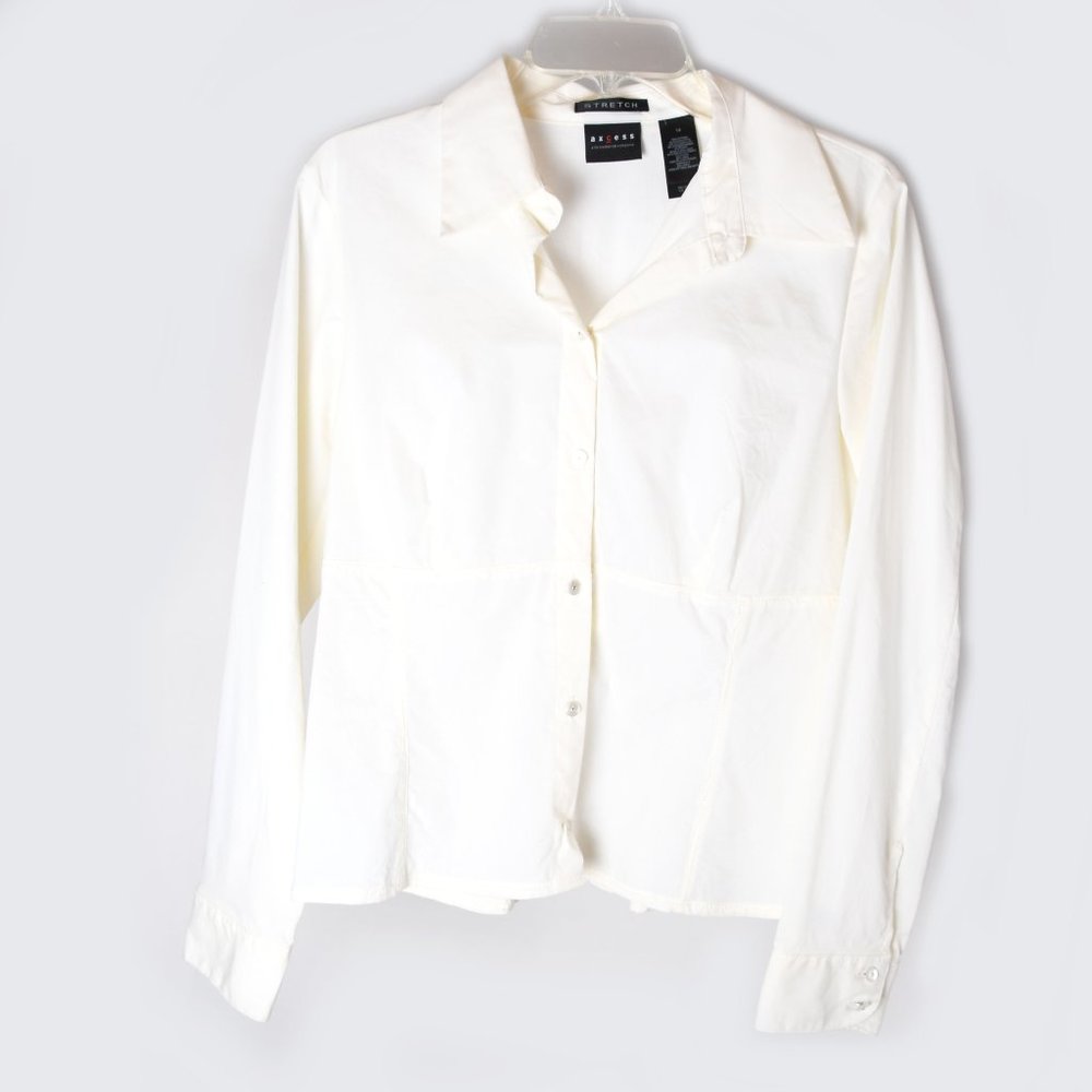 Axcess (Liz Claiborne) white blouse